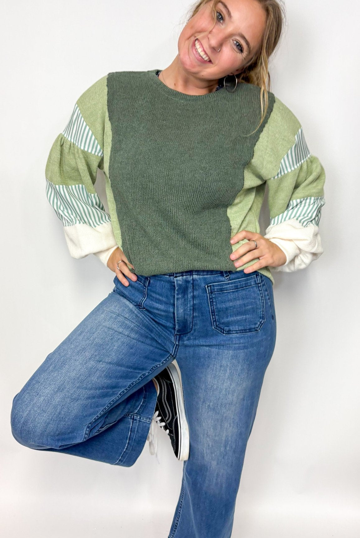 Jamison Color Block Top - Deadwood South Boutique & Company LLC