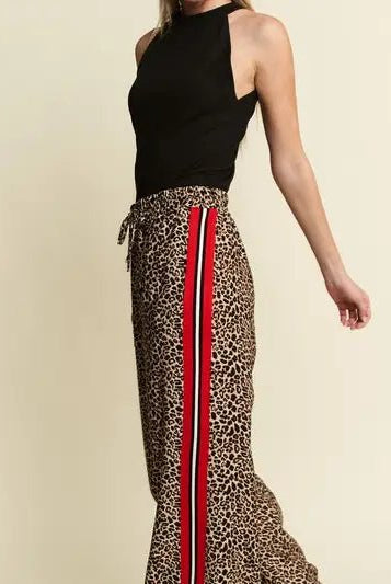 Jane Leopard Trouser Pants - Deadwood South Boutique & Company LLC