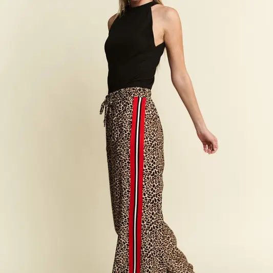 Jane Leopard Trouser Pants - Deadwood South Boutique & Company LLC