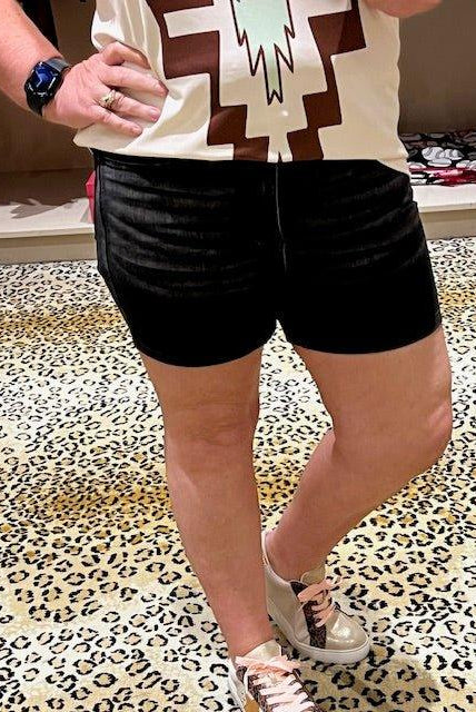 Judy Blue High Waist Tummy Control Black Shorts - Deadwood South Boutique & Company LLC