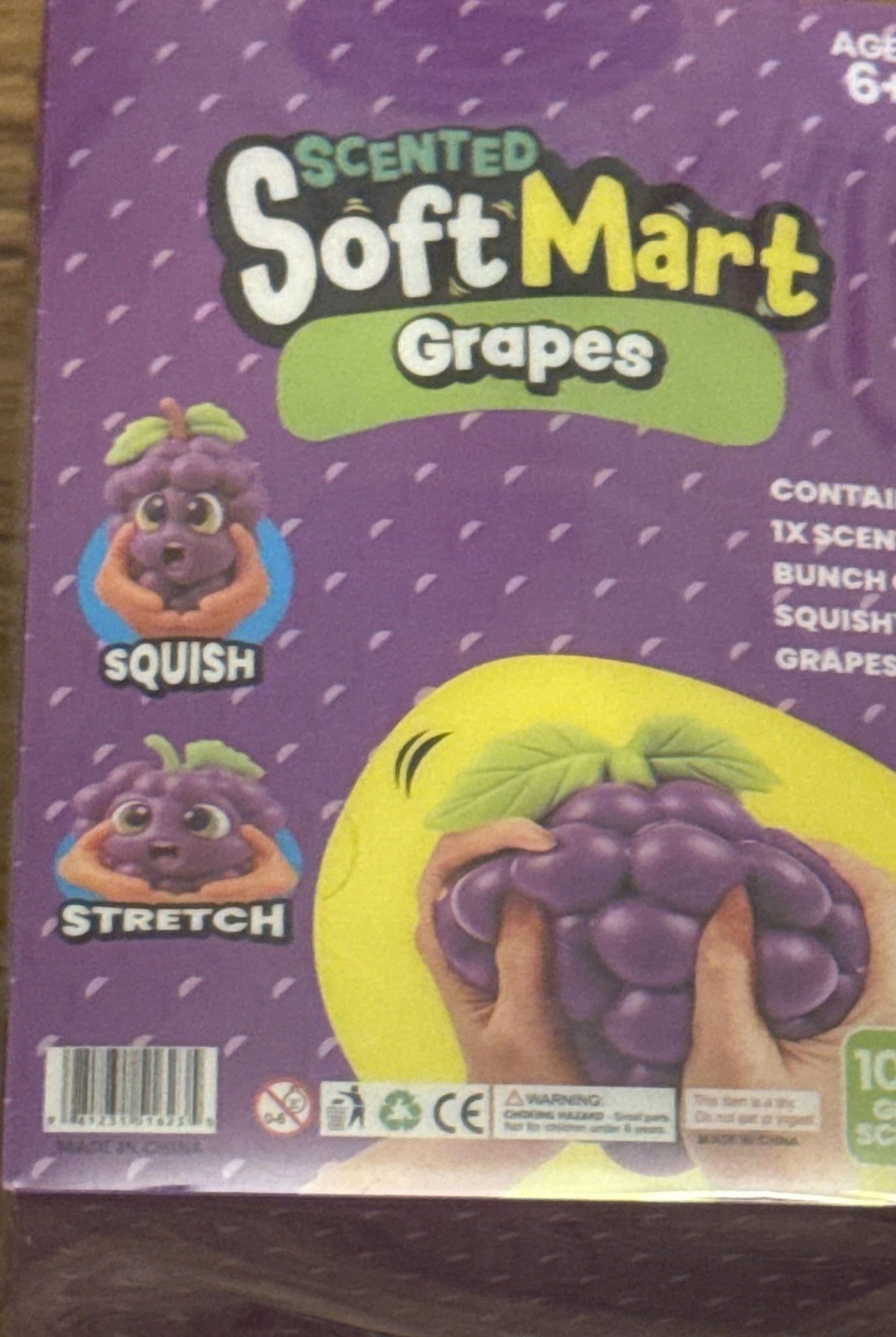 Jumbo Squishy grape - Deadwood South Boutique & Company LLC