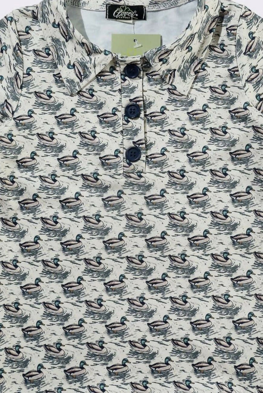 Lakeside Mallard Collar Shirt - Deadwood South Boutique & Company LLC