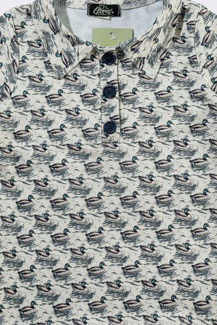 Lakeside Mallard Collar Shirt - Deadwood South Boutique & Company LLC