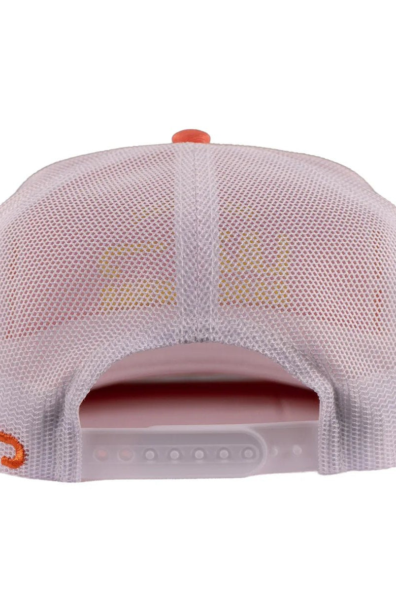 Lazy J Ranch Coral & White Untroubled Cap - Deadwood South Boutique & Company LLC