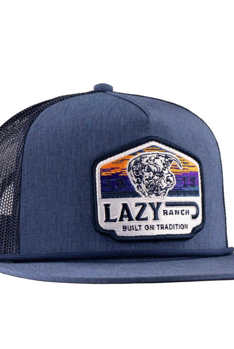 Lazy J Ranch Navy Bull Wagon Cap - Deadwood South Boutique & Company LLC
