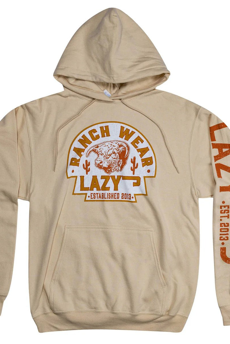 Lazy J Ranch Rusty Arrowhead Pullover Hoodie - Deadwood South Boutique & Company LLC