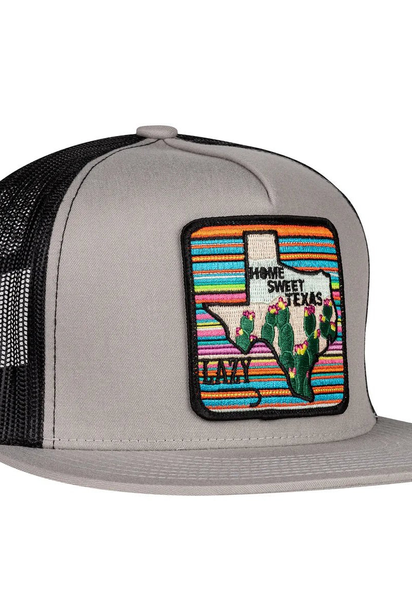 Lazy J Ranch Silver & Grey Home Sweet Texas Cap - Deadwood South Boutique & Company LLC
