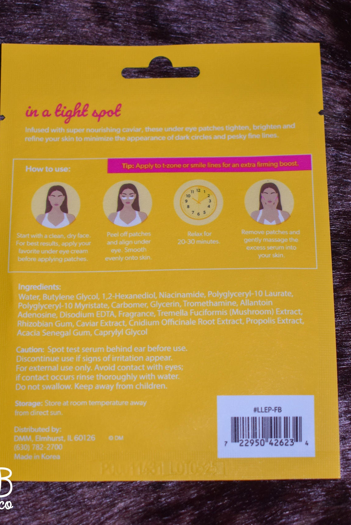 Lemon Lavender Eye Candy Foil Under Eye Patches - Deadwood South Boutique & Company LLC