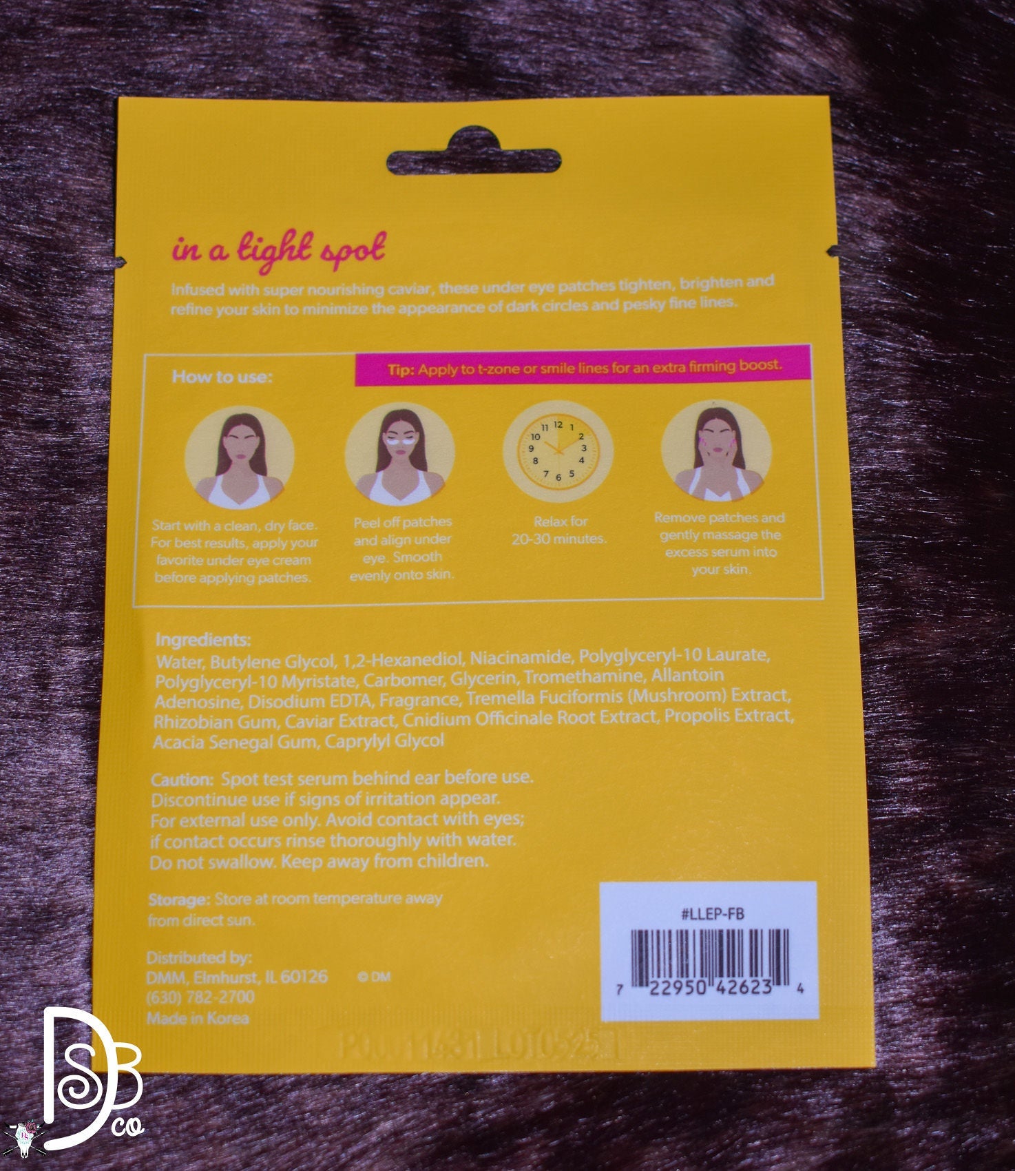 Lemon Lavender Eye Candy Foil Under Eye Patches - Deadwood South Boutique & Company LLC