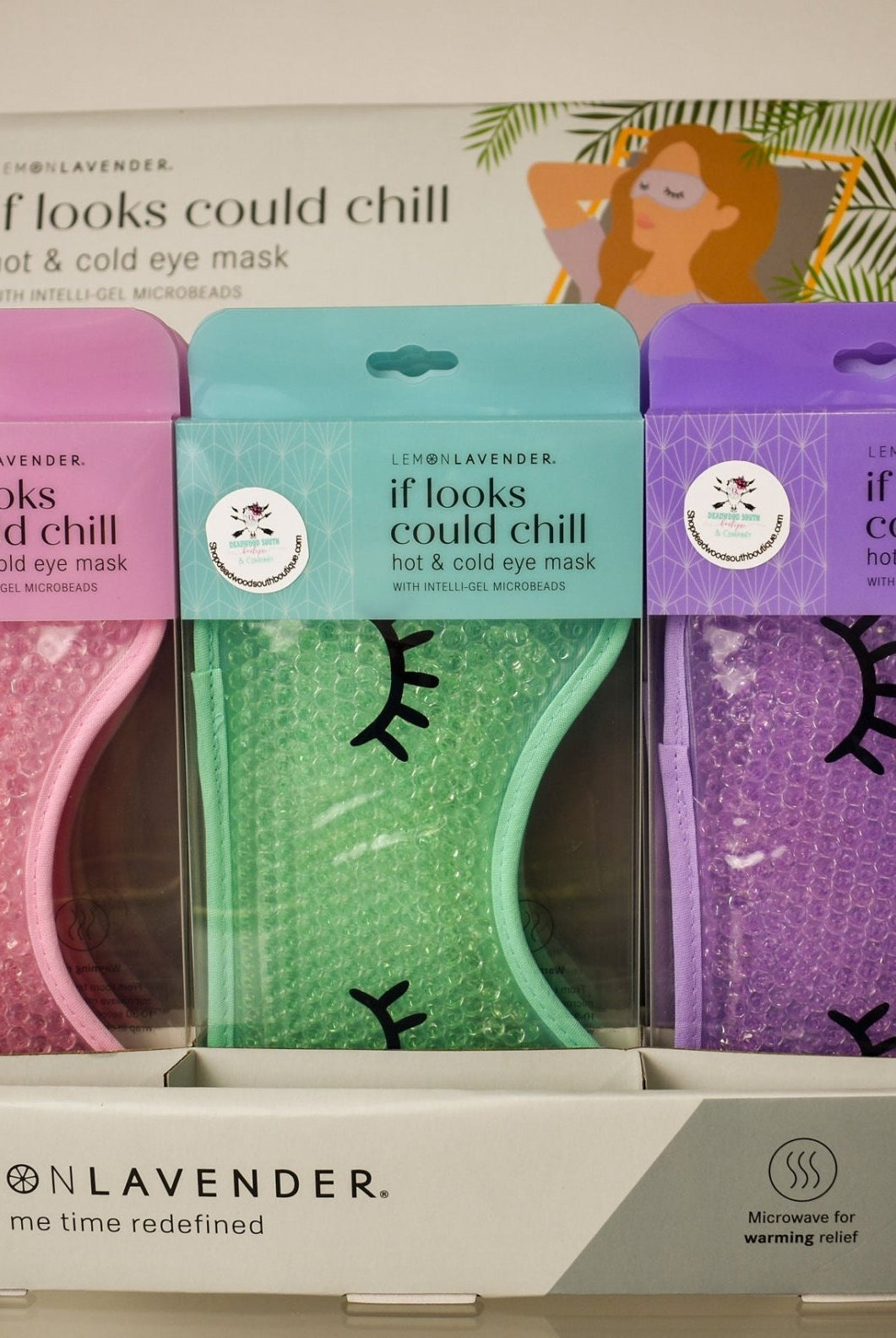 Lemon Lavender If Looks Could Chill Hot & Cold Gel Eye Masks - Deadwood South Boutique & Company LLC