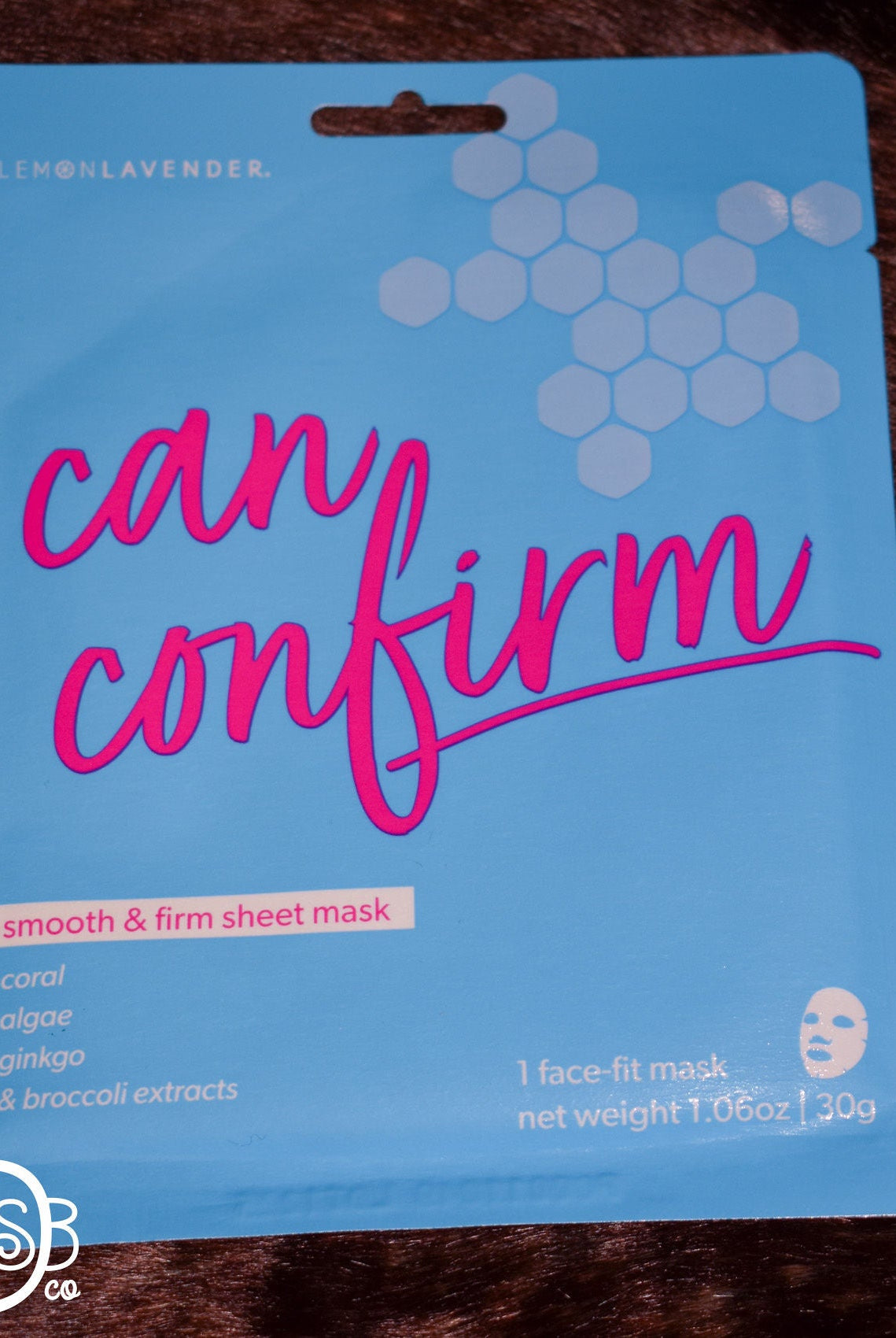 Lemon Lavender Sheet Dreams Face Masks - Deadwood South Boutique & Company LLC