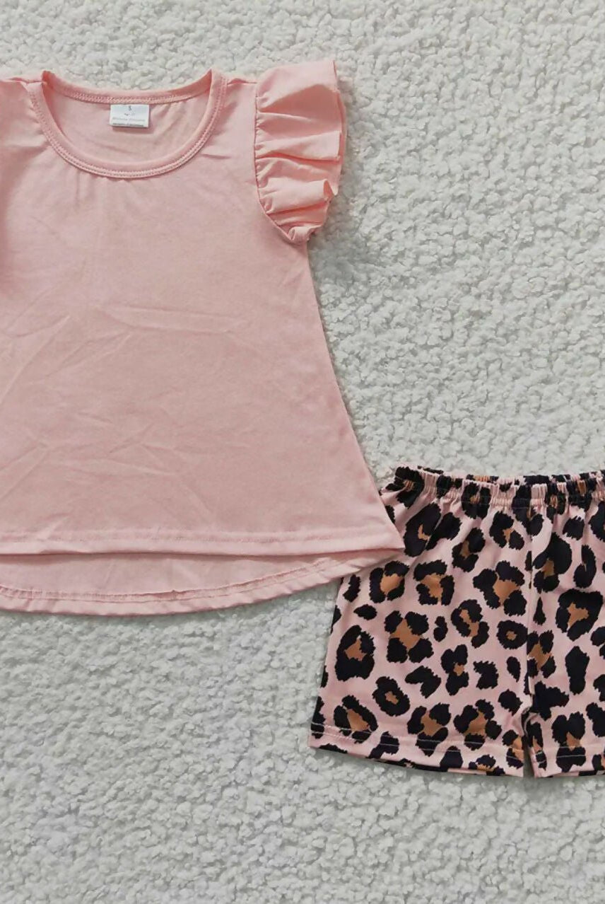 Leopard Tunic Short Set - Deadwood South Boutique & Company LLC