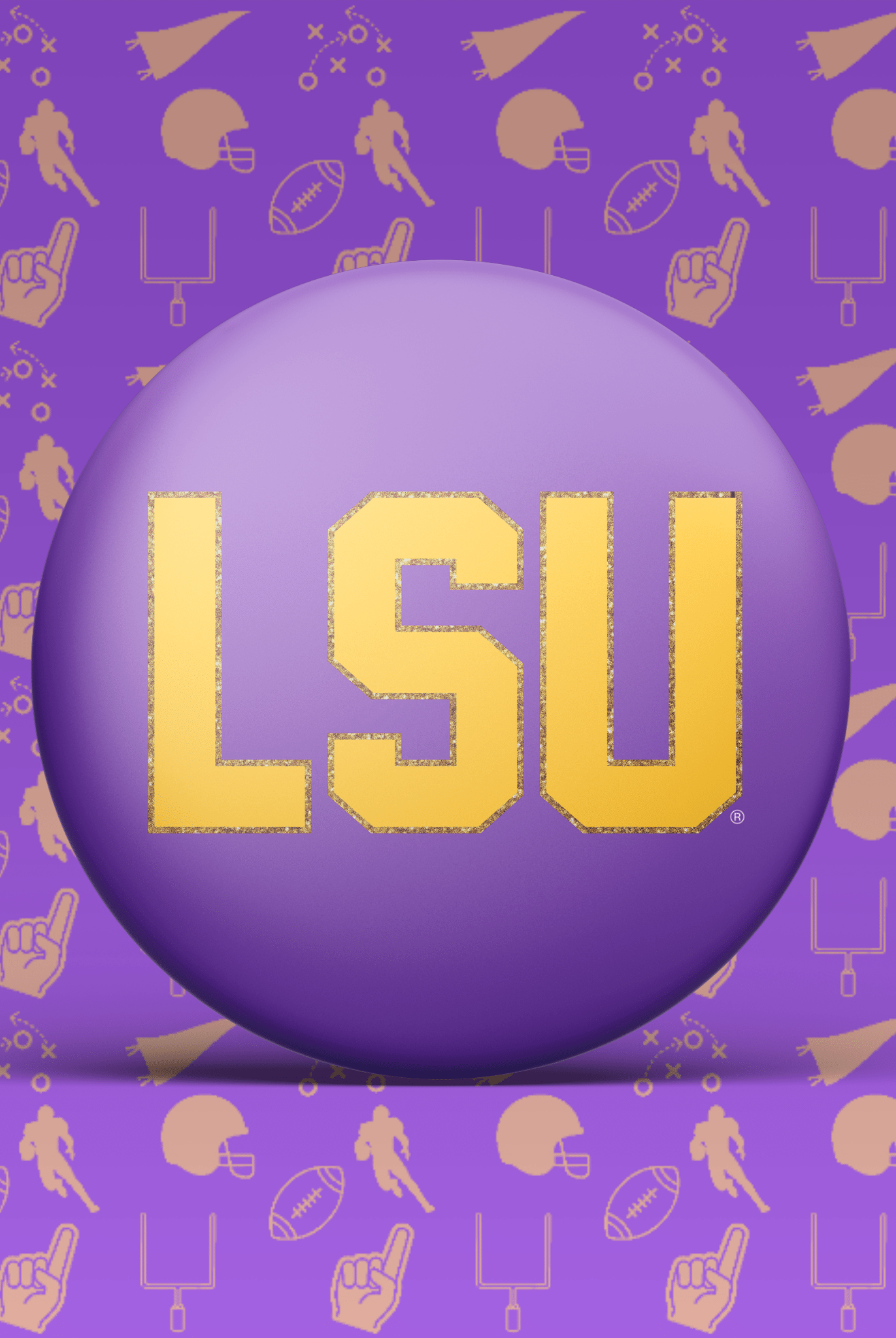 LSU Game Day Buttons | Louisiana State Tigers Game Day Pins - Deadwood South Boutique & Company LLC