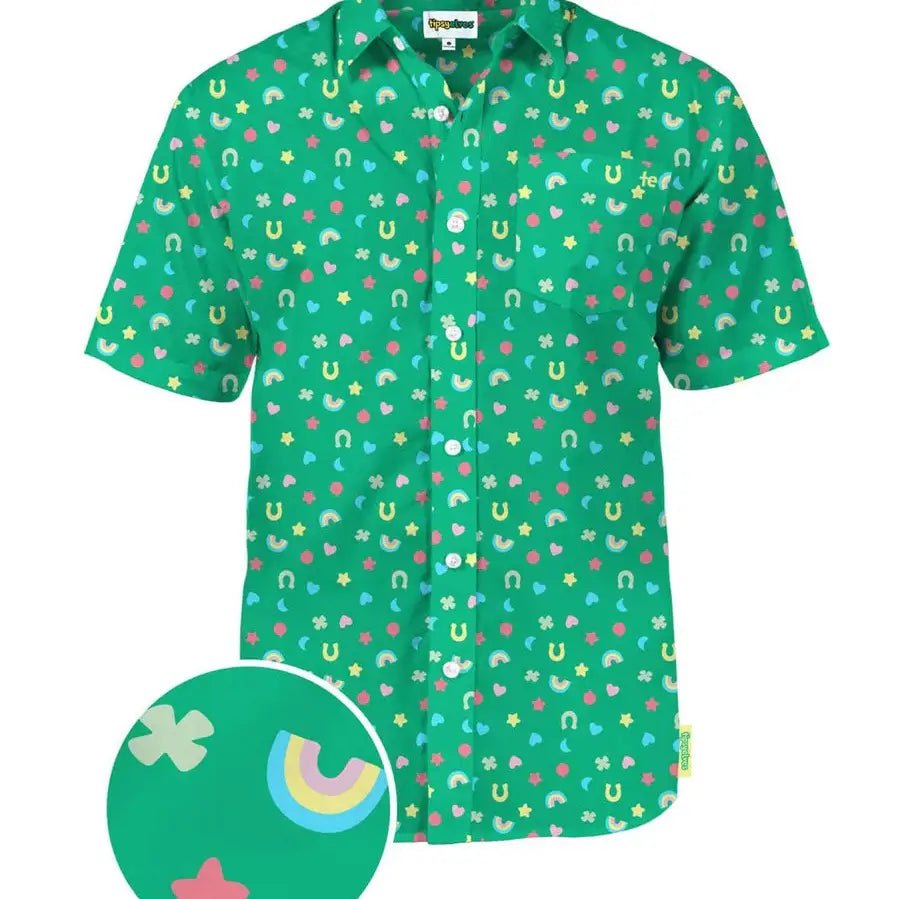 Lucky Charmer Men's Button Up Shirt - Deadwood South Boutique & Company LLC