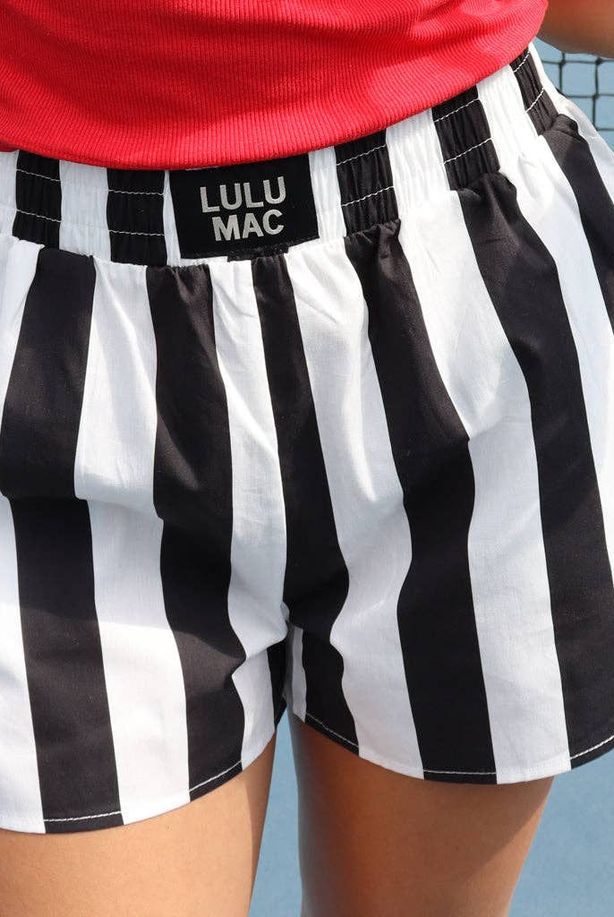 LuLu Mac Black Darby Boxer Short - Deadwood South Boutique & Company LLC