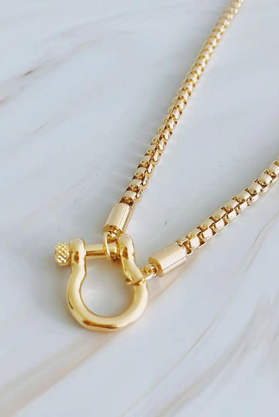 Luxe Pendant Chain Necklace - Deadwood South Boutique & Company LLC