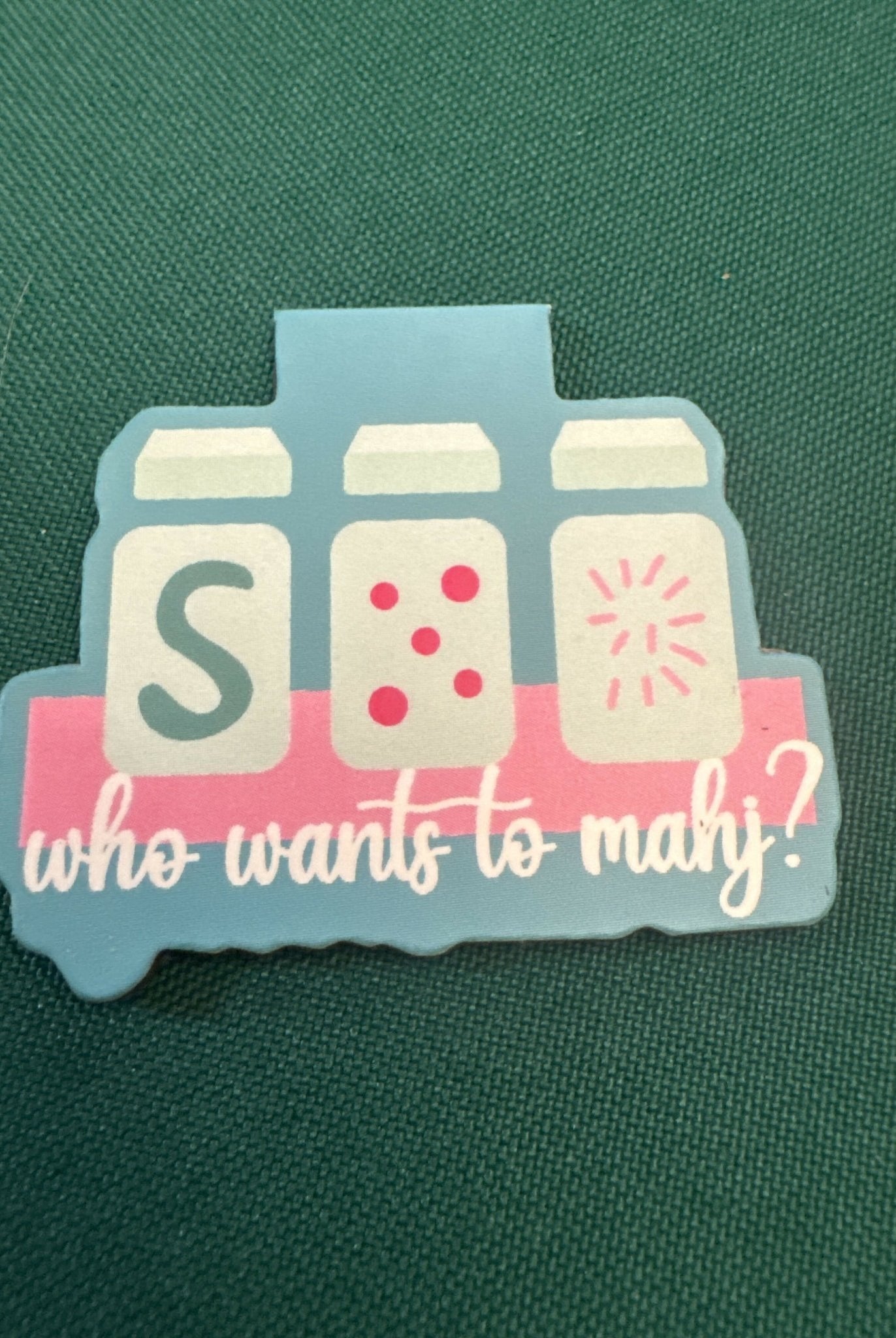 Magnetic Mahjong bookmarks - Deadwood South Boutique & Company LLC