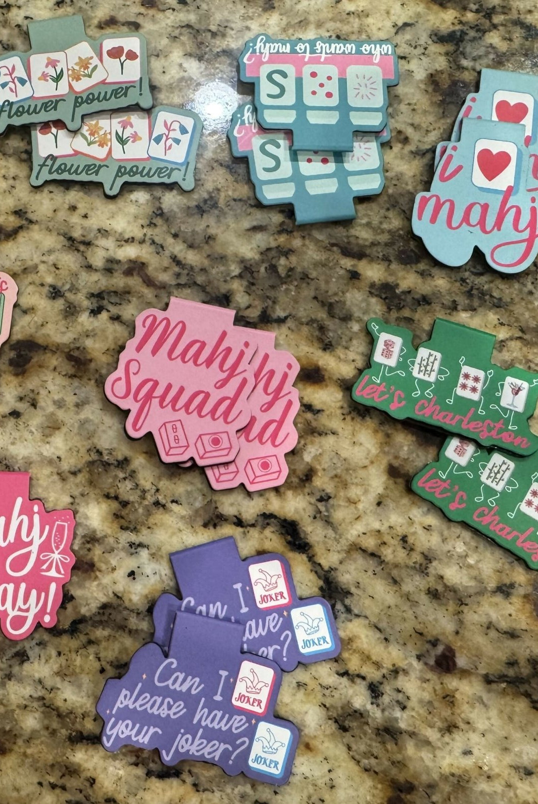 Magnetic Mahjong bookmarks - Deadwood South Boutique & Company LLC