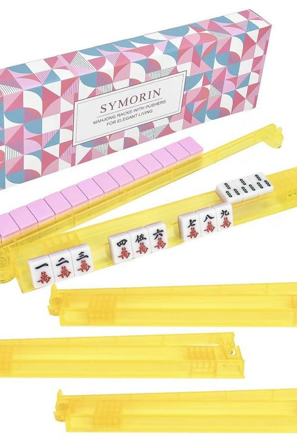 Mahjong 4 pk rack w pusher - Deadwood South Boutique & Company LLC