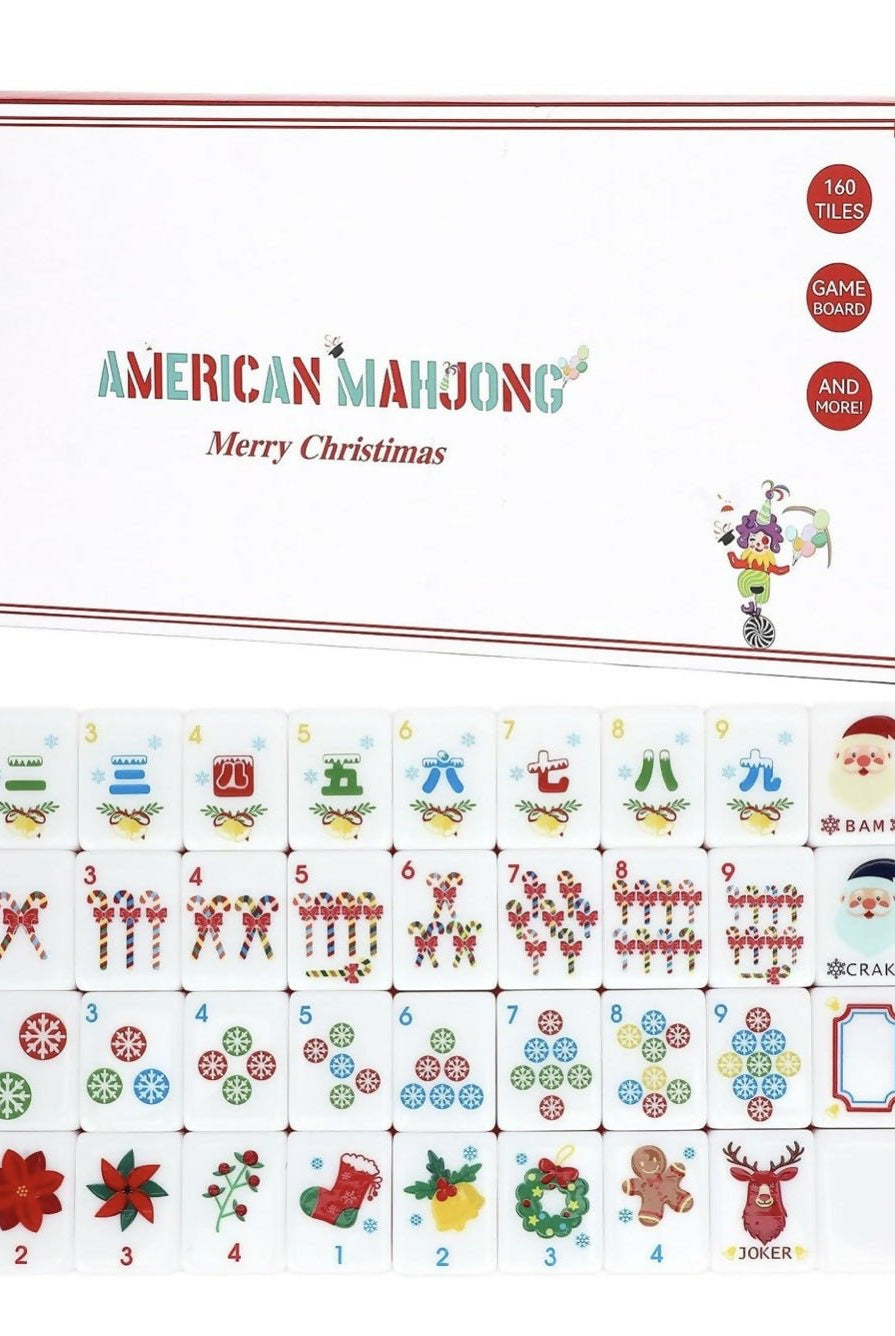 Mahjong Christmas Tile Set - Deadwood South Boutique & Company LLC