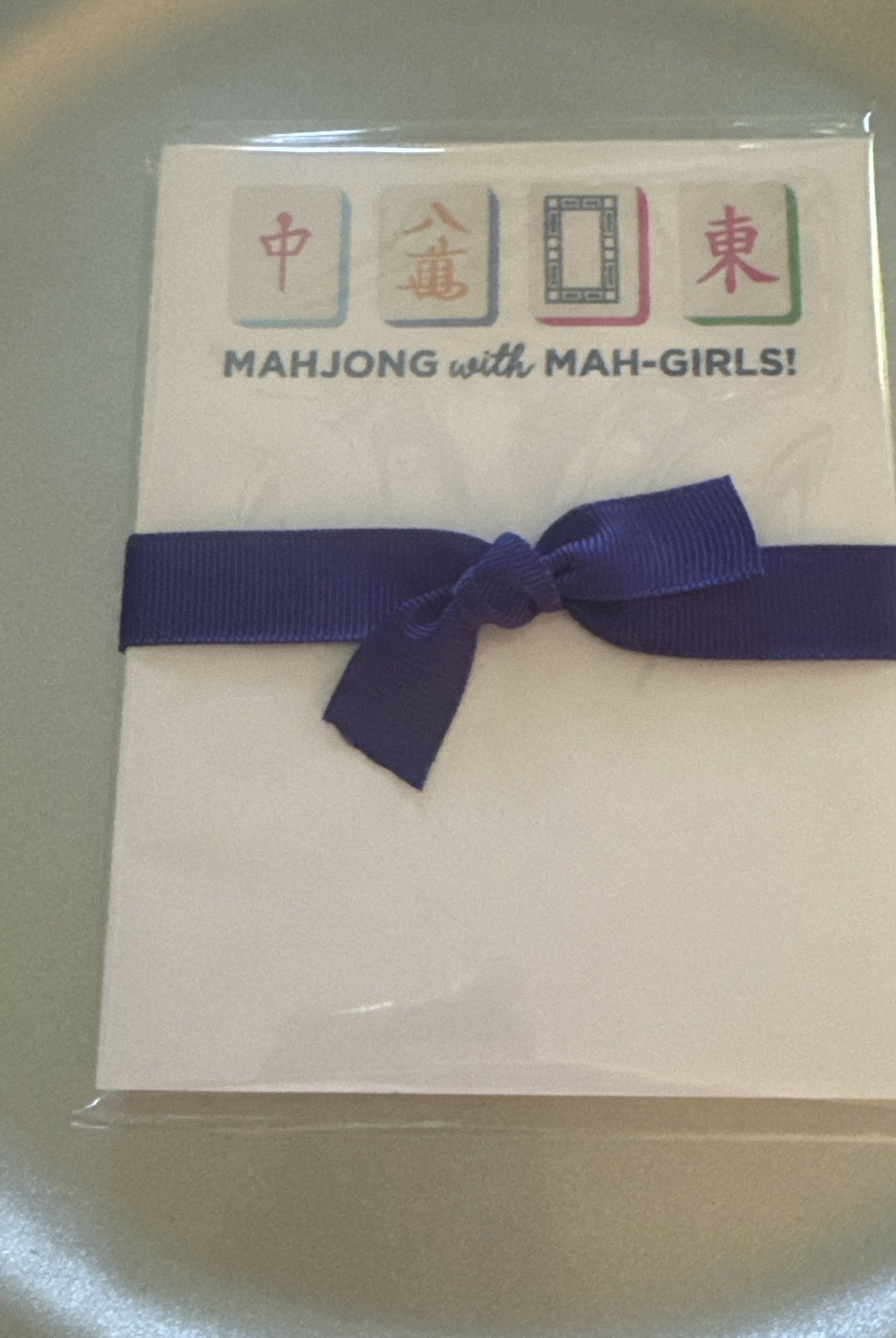 Mahjong notepad - Deadwood South Boutique & Company LLC