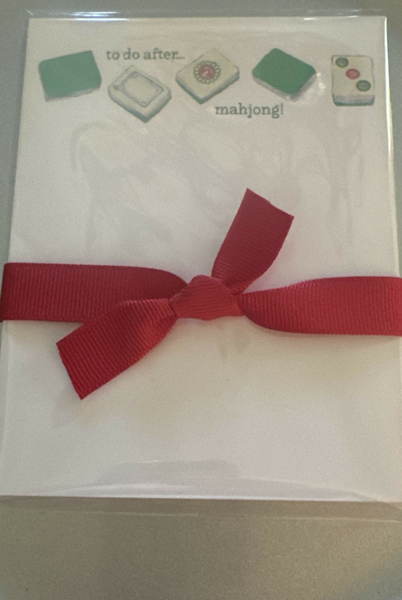 Mahjong notepad - Deadwood South Boutique & Company LLC