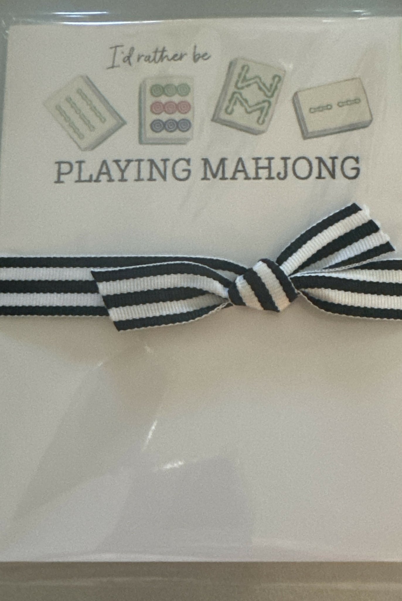 Mahjong notepad - Deadwood South Boutique & Company LLC