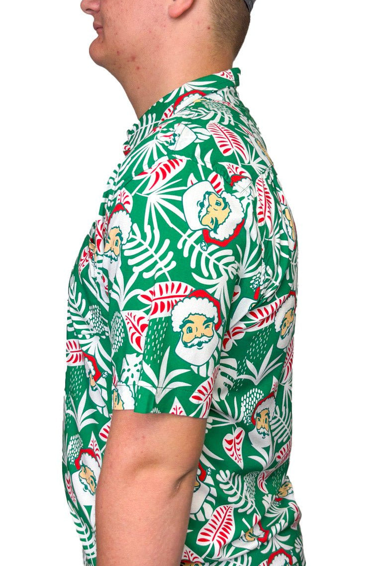 Men's Santa Palms Button Down Shirt - Deadwood South Boutique & Company LLC