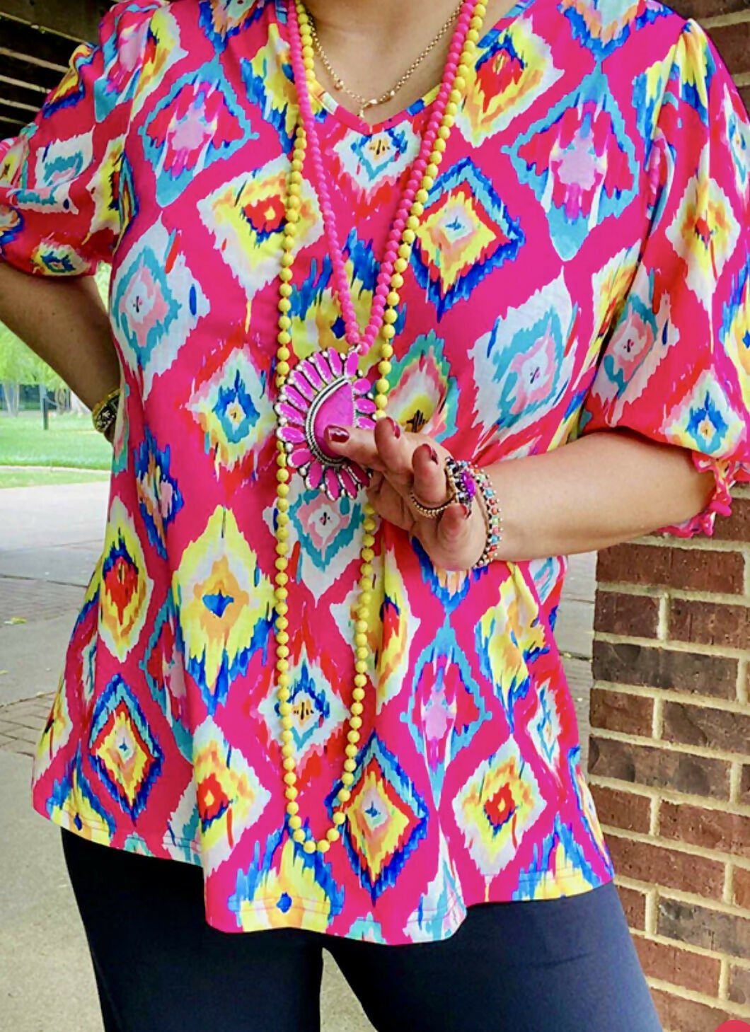 Misti Aztec Top - Deadwood South Boutique & Company LLC