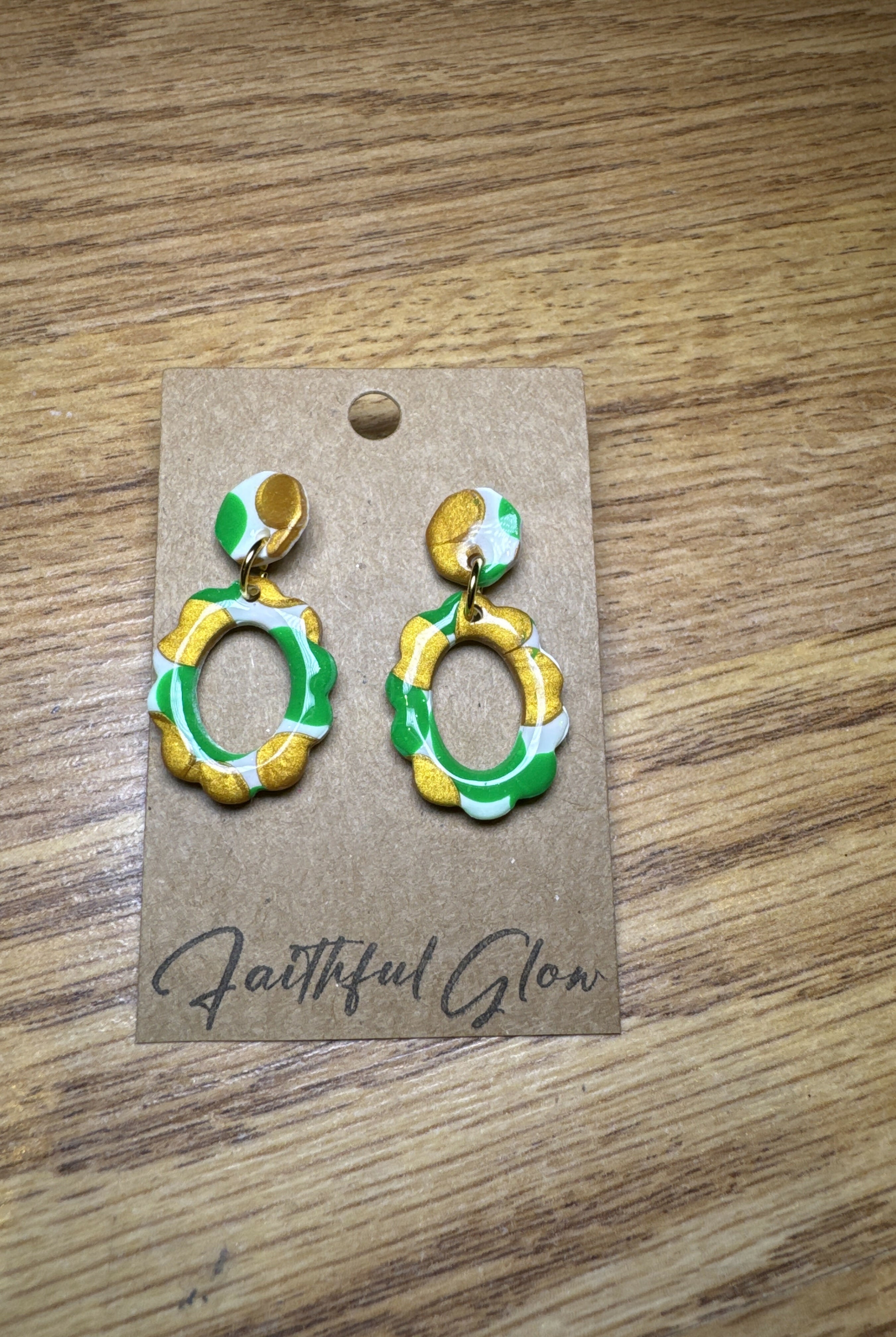 Full Armor Oval Dangle-Jewelry-Faithful Glow-Deadwood South Boutique, Women's Fashion Boutique in Henderson, TX