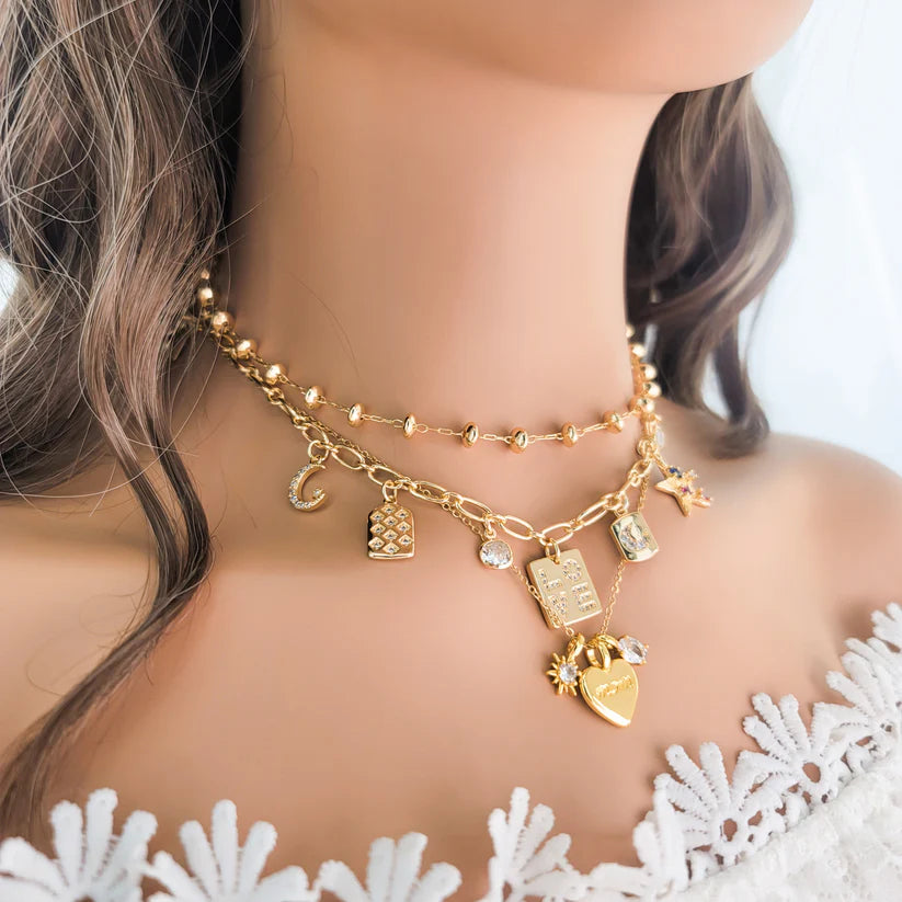 OMG Mom Heart Necklace-Jewelry-Deadwood South Boutique & Company LLC-Deadwood South Boutique, Women's Fashion Boutique in Henderson, TX