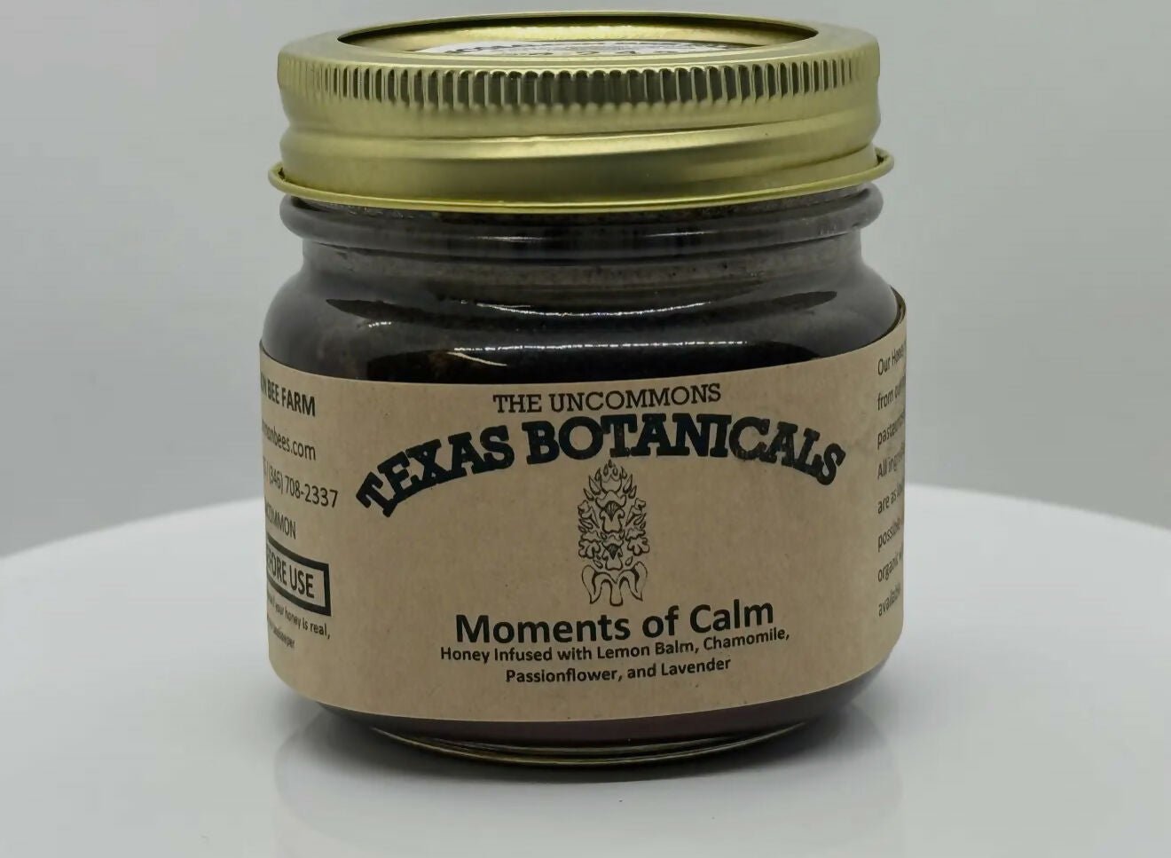 Moments of Calm Honey 5oz - Deadwood South Boutique & Company LLC