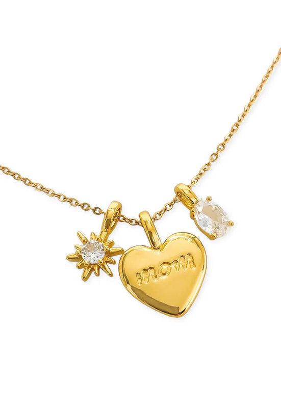 OMG Mom Heart Necklace-Jewelry-Deadwood South Boutique & Company LLC-Deadwood South Boutique, Women's Fashion Boutique in Henderson, TX