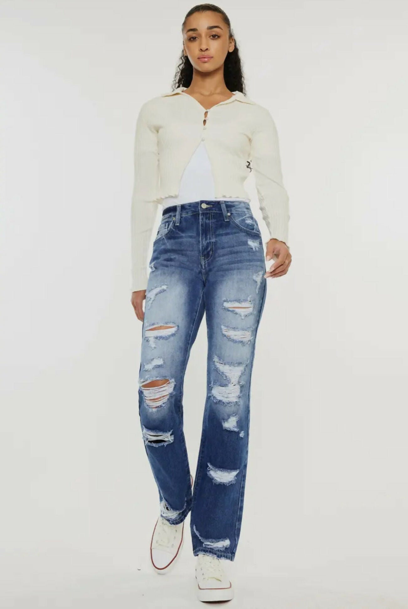 Monica HR Straight Leg KanCan Jeans - Deadwood South Boutique & Company LLC