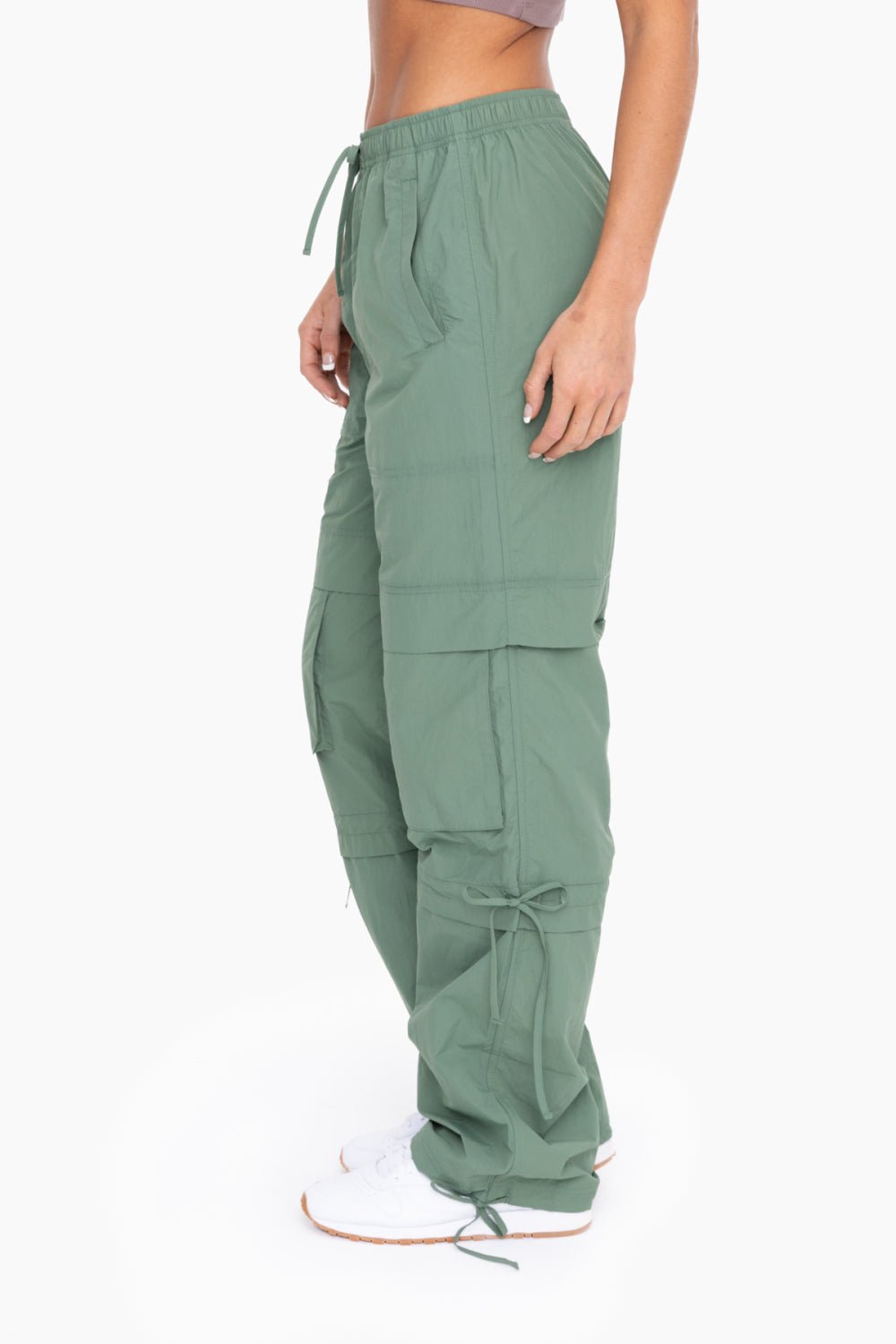 Mono B Nylon Cargo Pants - Deadwood South Boutique & Company LLC