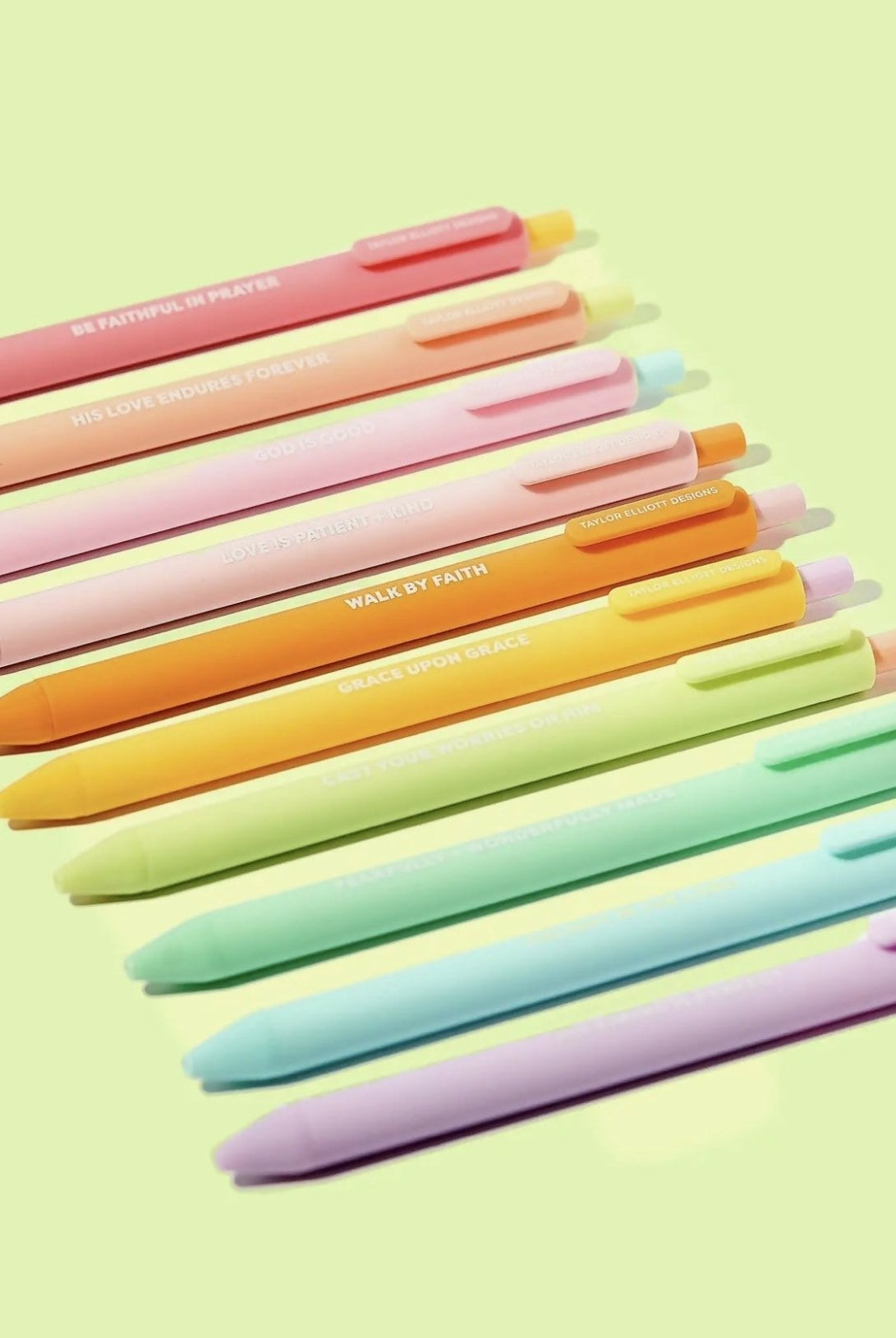 Motivational Gel Pen Set - Deadwood South Boutique & Company LLC