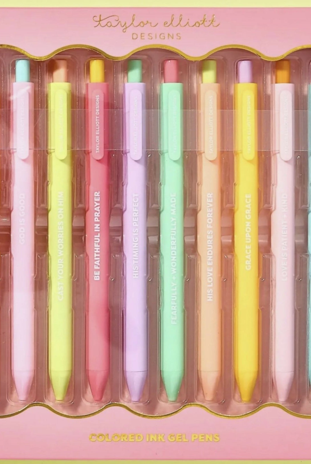 Motivational Gel Pen Set - Deadwood South Boutique & Company LLC