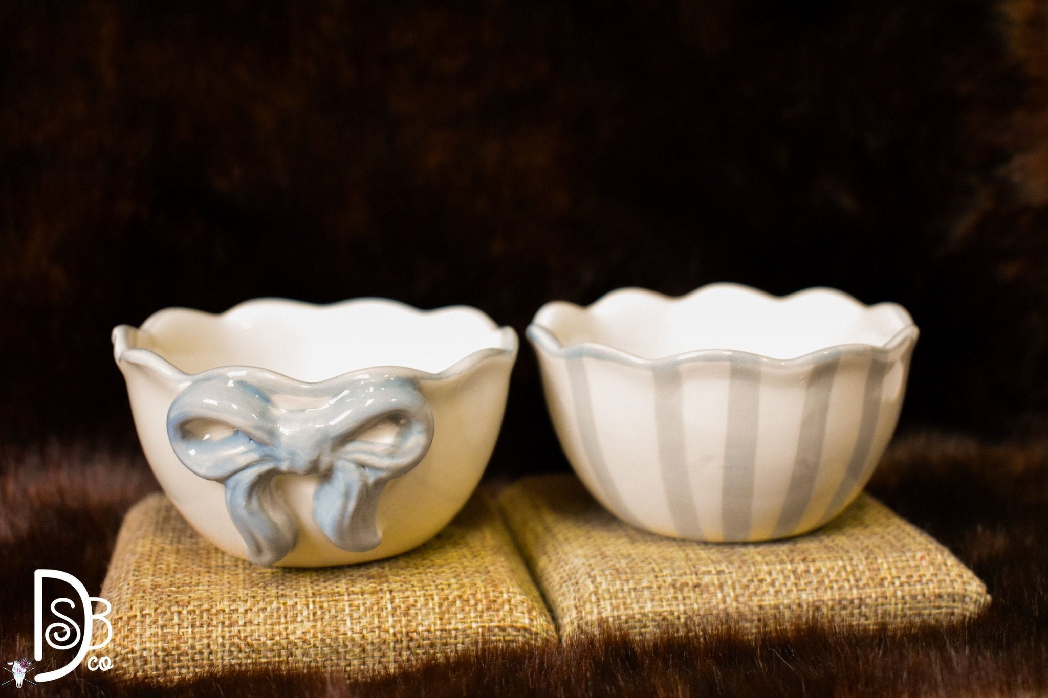 Mud Pie Bow Ramekins - Deadwood South Boutique & Company LLC