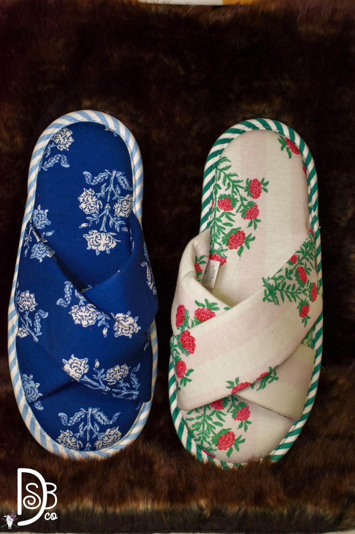 Mud Pie Slippers - Deadwood South Boutique & Company LLC