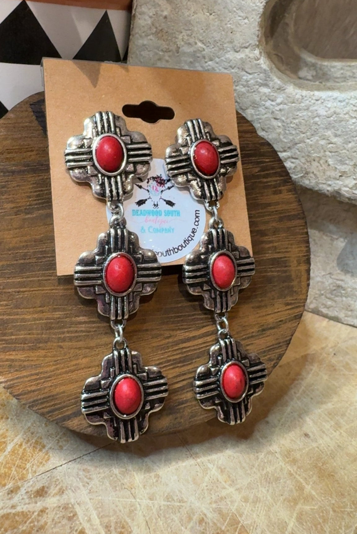 New Mexico Fashion Earrings - Deadwood South Boutique & Company LLC
