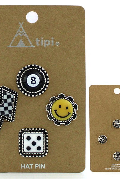 Night on The Town Hat Pins - Deadwood South Boutique & Company LLC