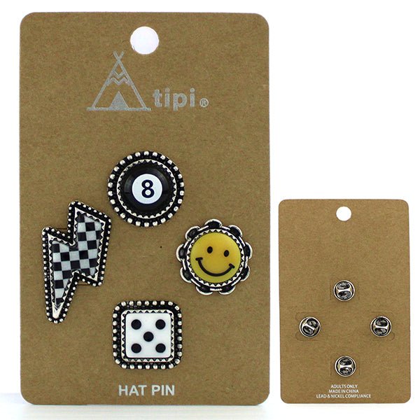 Night on The Town Hat Pins - Deadwood South Boutique & Company LLC