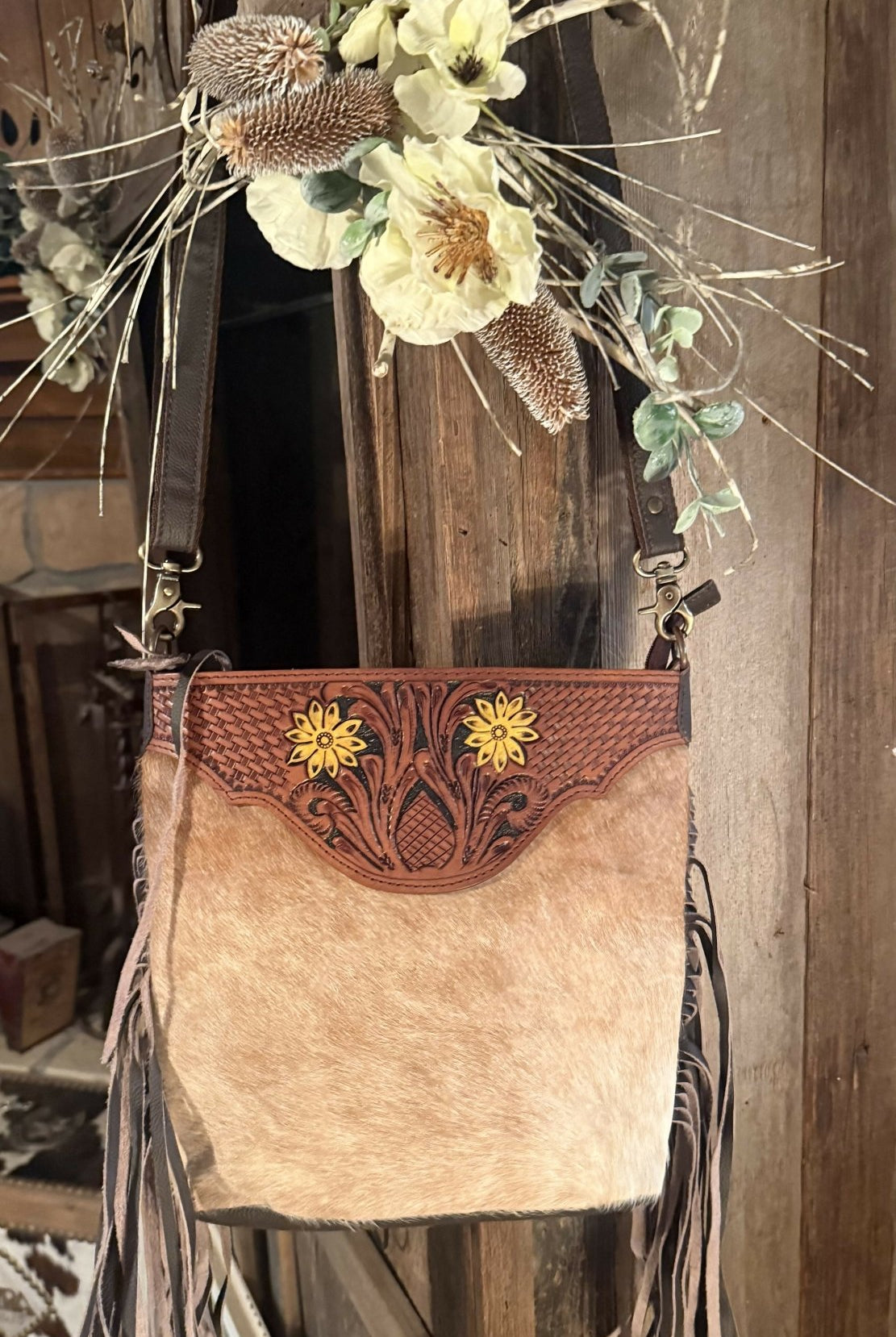 Olay Geniune Cowhide Bag - Deadwood South Boutique & Company LLC