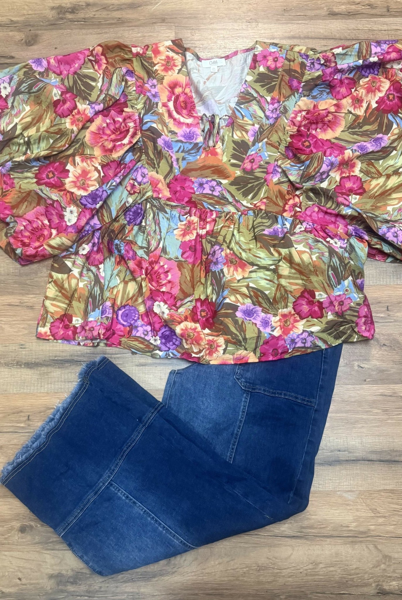 Olive Garden Blouse - Deadwood South Boutique & Company LLC