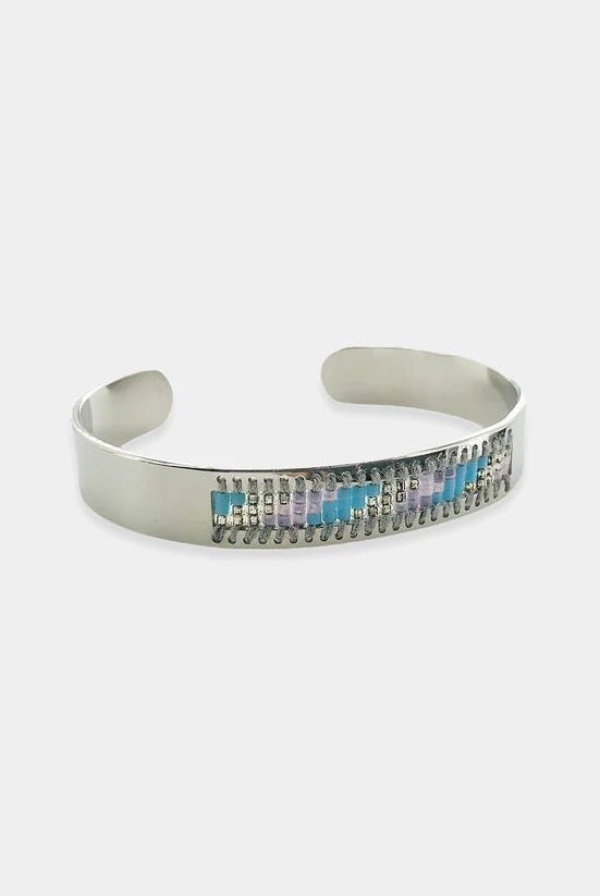 OMG Brooklyn Beaded Cuff Bracelet - Deadwood South Boutique & Company LLC