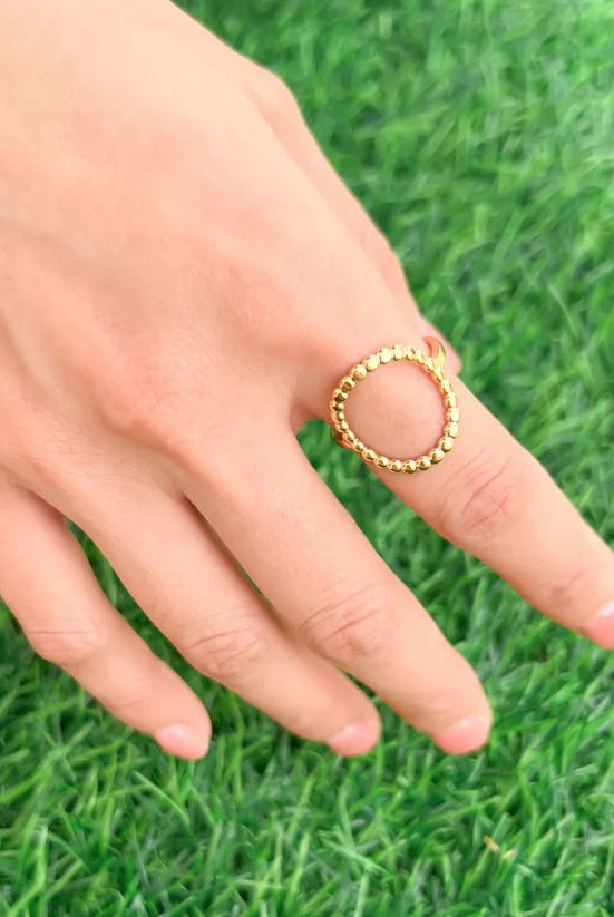 OMG Circle of Gold Ring - Deadwood South Boutique & Company LLC
