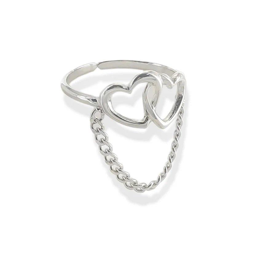 OMG Linking Hearts Ring - Deadwood South Boutique & Company LLC