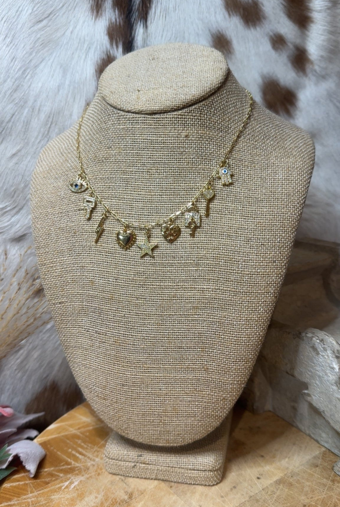 OMG Lock & Key Charm Necklace - Deadwood South Boutique & Company LLC