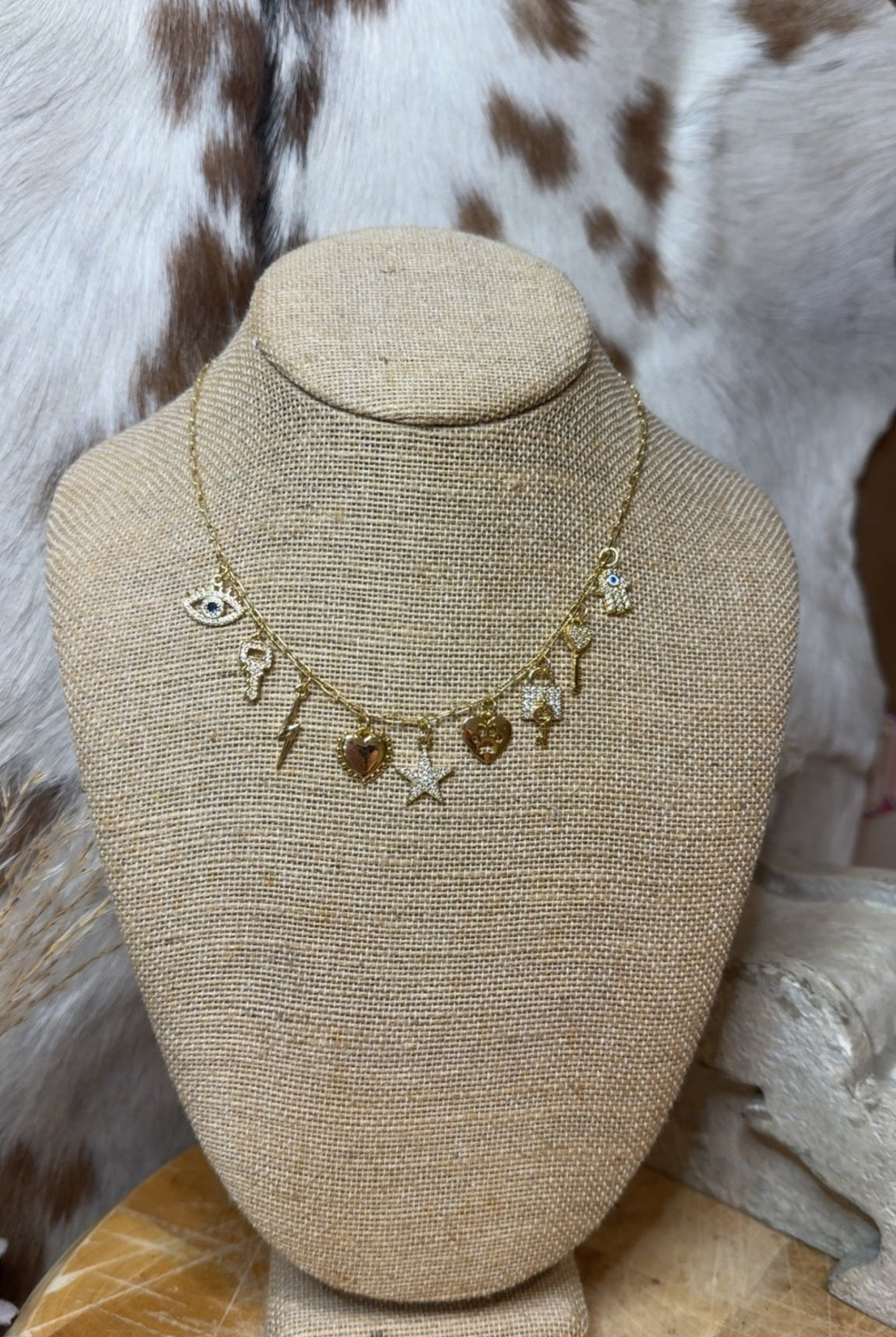 OMG Lock & Key Charm Necklace - Deadwood South Boutique & Company LLC