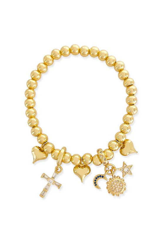OMG Natalie Stretch Charm Bracelet - Deadwood South Boutique & Company LLC